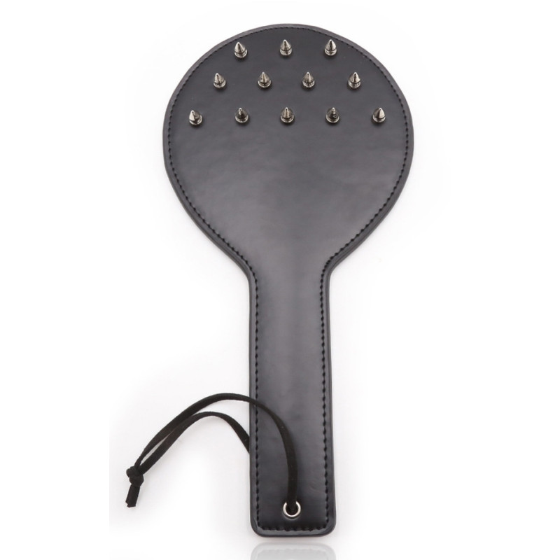 FUKR Paddle avec pointes métal 30 x 15cm Noir